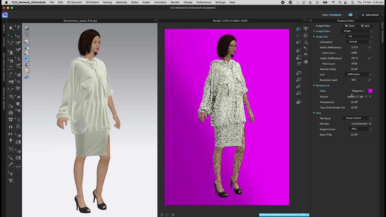 CLO 3D screenshot 3